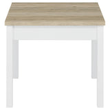  Coaster Furniture Stacie 709950 3-piece Coffee Table Set - Distressed Pine and White IMAGE 7