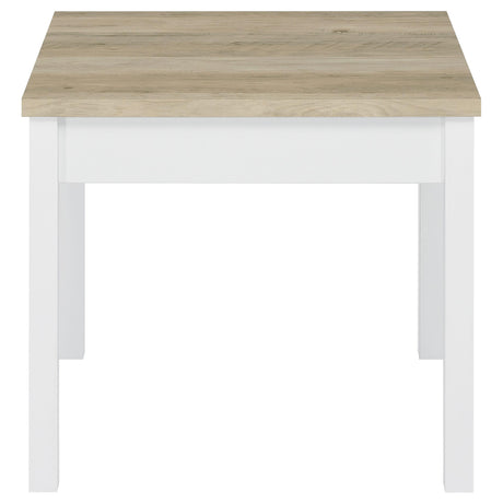  Coaster Furniture Stacie 709950 3-piece Coffee Table Set - Distressed Pine and White IMAGE 7