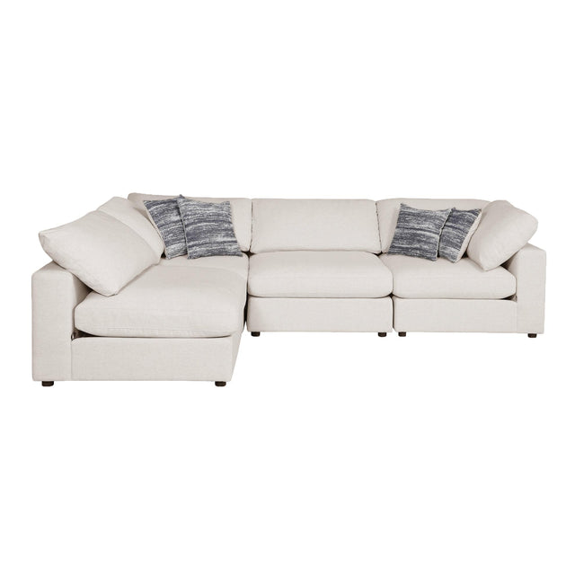  Coaster Furniture Serene 551321-SETA 4 pc Upholstered Modular Sectional - Beige IMAGE 1