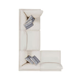  Coaster Furniture Serene 551321-SETA 4 pc Upholstered Modular Sectional - Beige IMAGE 2
