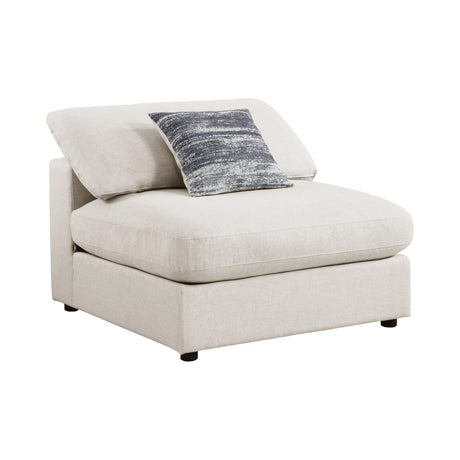  Coaster Furniture Serene 551321-SETA 4 pc Upholstered Modular Sectional - Beige IMAGE 4