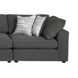  Coaster Furniture Serene 551324-SETA 4 pc Upholstered Modular Sectional - Charcoal IMAGE 5