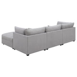  Coaster Furniture Cambria 551511-S4A 4 pc Upholstered Modular Sectional - Grey IMAGE 5