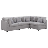  Coaster Furniture Cambria 551511-S5A 5 pc Upholstered Modular Sectional - Grey IMAGE 1
