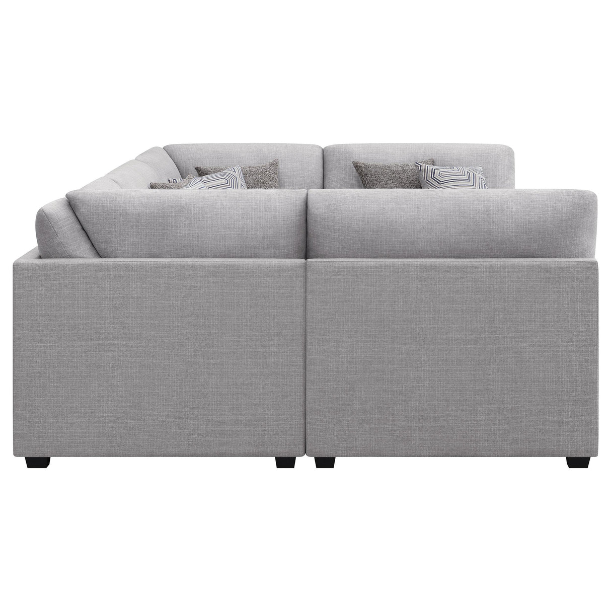  Coaster Furniture Cambria 551511-SET 6 pc Upholstered Modular Sectional - Grey IMAGE 13