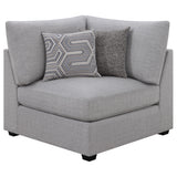  Coaster Furniture Cambria 551511-SET 6 pc Upholstered Modular Sectional - Grey IMAGE 15
