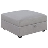  Coaster Furniture Cambria 551511-SET 6 pc Upholstered Modular Sectional - Grey IMAGE 16