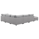  Coaster Furniture Cambria 551511-SET 6 pc Upholstered Modular Sectional - Grey IMAGE 9