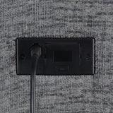  Coaster Furniture Bahrain 609541T 5-piece Upholstered Home Theater Seating - Charcoal IMAGE 3