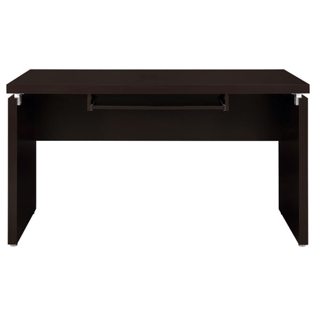  Coaster Furniture Skylar 800891-S4 2-Piece Home Office Set L-Shape Desk With File Cabinet - Cappuccino IMAGE 4
