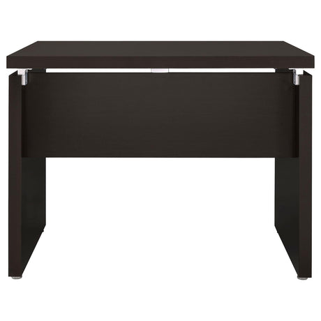  Coaster Furniture Skylar 800891-S4 2-Piece Home Office Set L-Shape Desk With File Cabinet - Cappuccino IMAGE 6