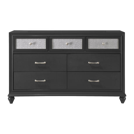  Crown Mark Lila B4398-1 Dresser - Black IMAGE 1