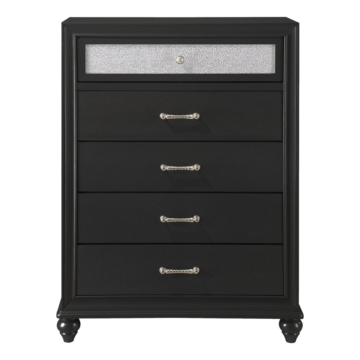  Crown Mark Lila B4398-4 Chest - Black IMAGE 1