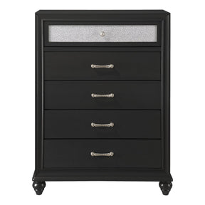  Crown Mark Lila B4398-4 Chest - Black IMAGE 1
