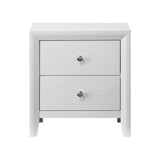 Crown Mark Evan B4710-2 Nightstand - White IMAGE 1