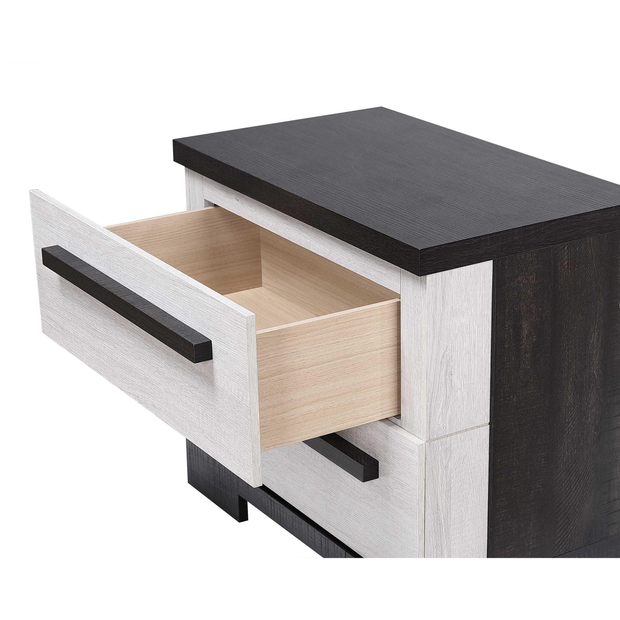  Crown Mark Remington B8162-2 Nightstand - Black/White IMAGE 3