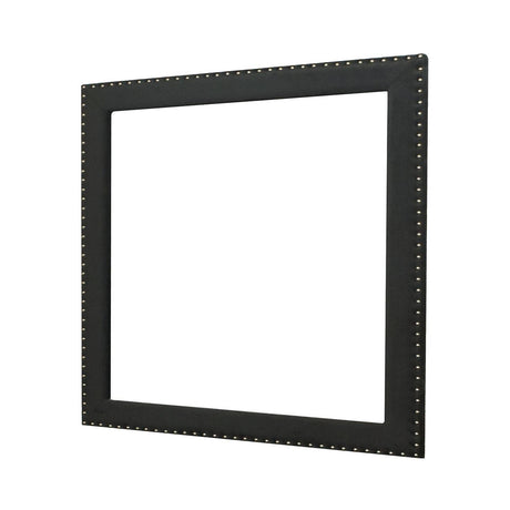  Crown Mark Lucinda B9265-11 Dresser Mirror - Black IMAGE 1