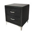  Crown Mark Lucinda B9265-2N Nightstand - Black IMAGE 1