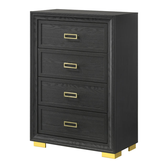  Crown Mark Pepe B9290-4 Chest - Black IMAGE 1