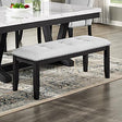  Crown Mark Vance 1319DV-BENCH Bench - Dove Grey IMAGE 1