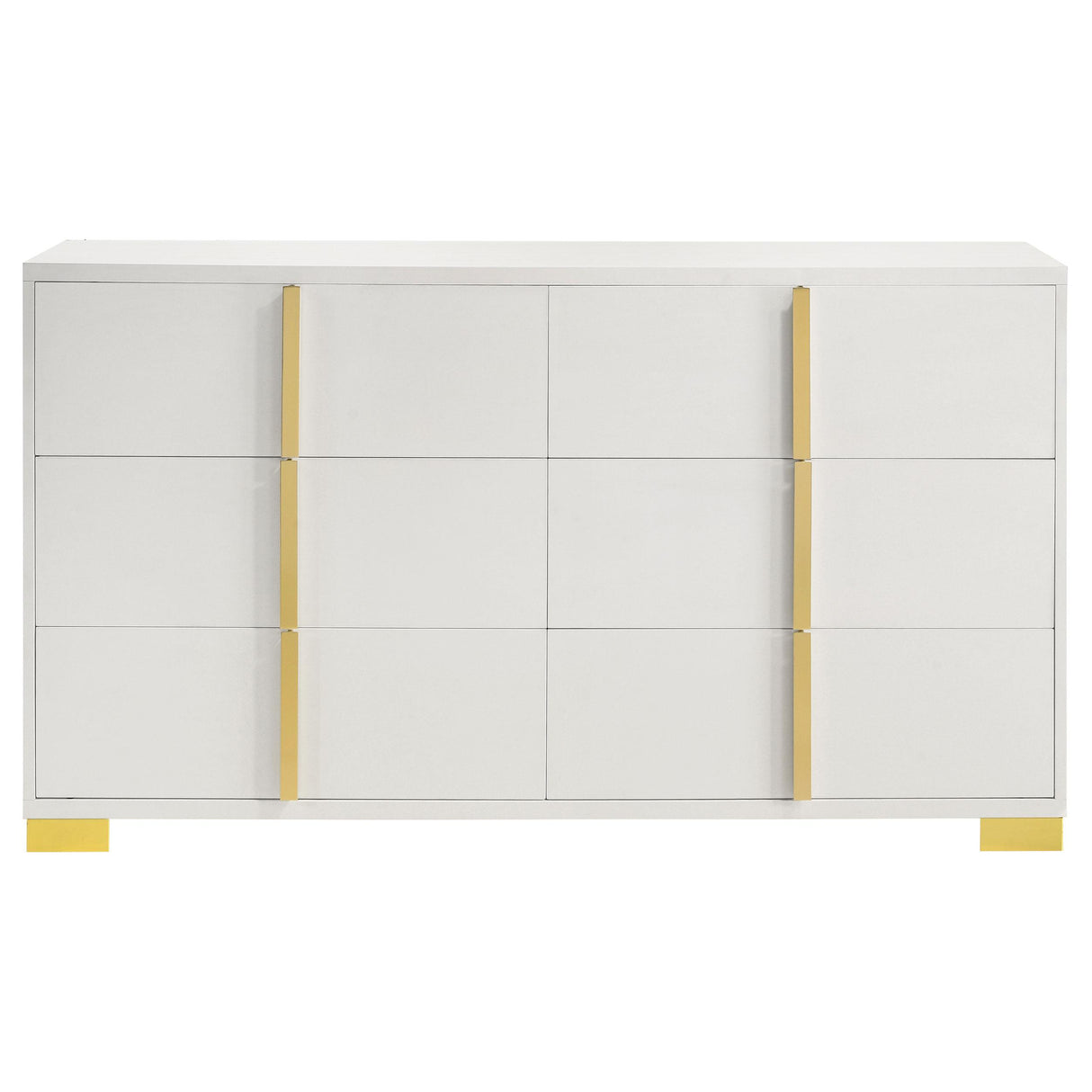  Coaster Furniture Marceline 222933 6-Drawer Dresser - White IMAGE 4