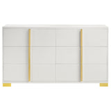  Coaster Furniture Marceline 222933 6-Drawer Dresser - White IMAGE 4