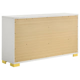  Coaster Furniture Marceline 222933 6-Drawer Dresser - White IMAGE 7