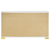  Coaster Furniture Marceline 222933 6-Drawer Dresser - White IMAGE 8