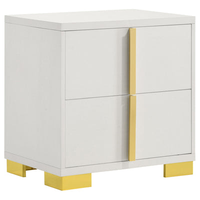  Coaster Furniture Marceline 222932 2-Drawer Nightstand - White IMAGE 1