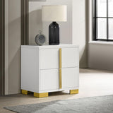  Coaster Furniture Marceline 222932 2-Drawer Nightstand - White IMAGE 2