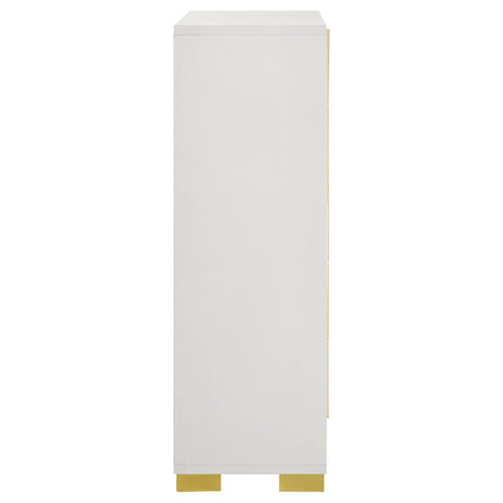  Coaster Furniture Marceline 222935 5-Drawer Bedroom Chest - White IMAGE 10