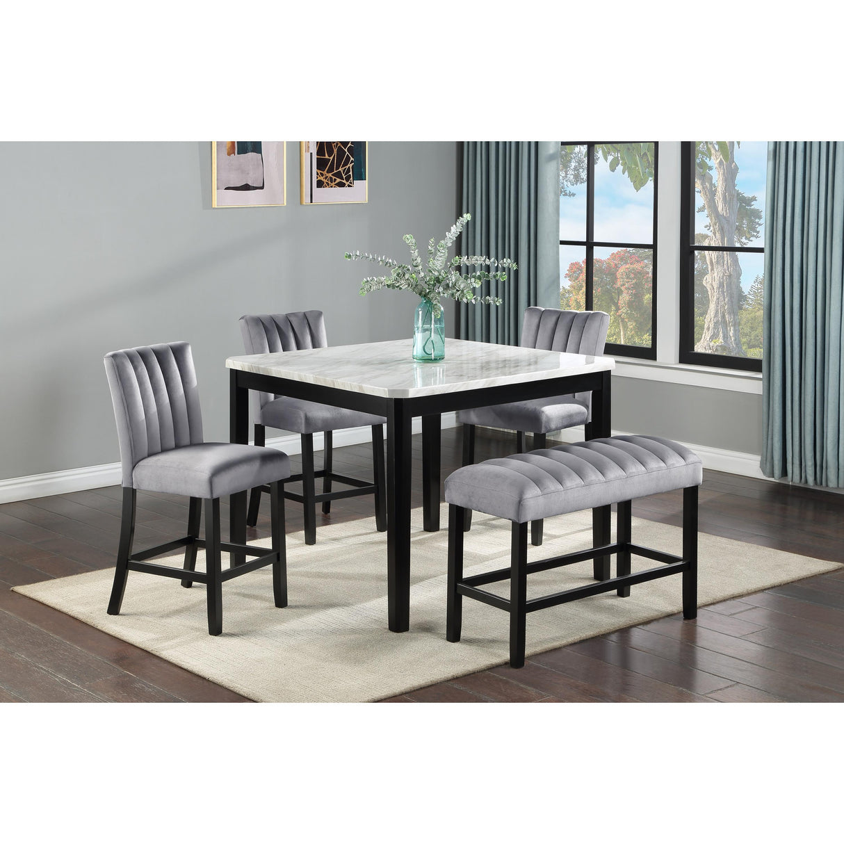  Crown Mark Pascal 2724S-24 Counter Height Dining Chair IMAGE 4