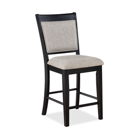  Crown Mark Fulton 2727LG-S-24 Counter Height Chair - Light Grey IMAGE 1