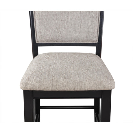  Crown Mark Fulton 2727LG-S-24 Counter Height Chair - Light Grey IMAGE 4