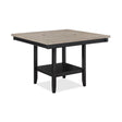  Crown Mark Fulton 2727LG-T-4848 Counter Height Table - Light Grey IMAGE 1