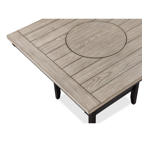  Crown Mark Fulton 2727LG-T-4848 Counter Height Table - Light Grey IMAGE 3