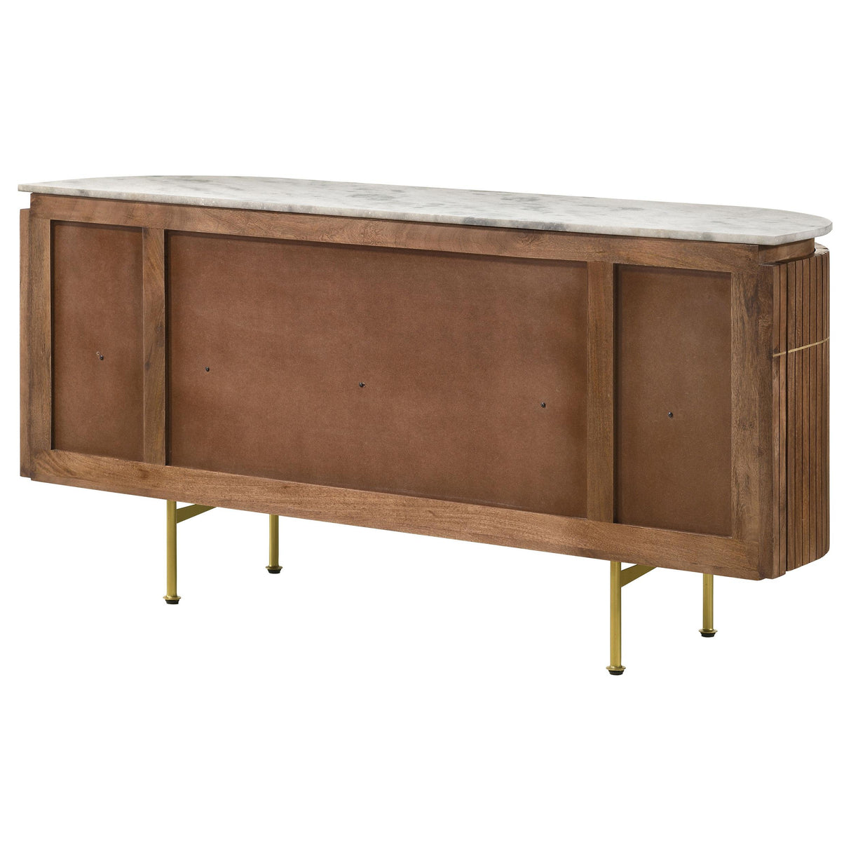  Coaster Furniture Ortega 105145 4-door Marble Top Sideboard Buffet Cabinet - Natural IMAGE 9