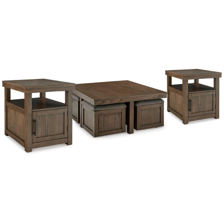  Signature Design by Ashley Boardernest T738T1 Coffee Table and 2 End Tables IMAGE 1