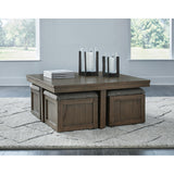 Signature Design by Ashley Boardernest T738T1 Coffee Table and 2 End Tables IMAGE 2