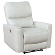  Coaster Furniture Greenfield 610263P Upholstered Power Recliner Chair - Dove Grey IMAGE 1