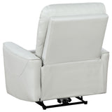  Coaster Furniture Greenfield 610263P Upholstered Power Recliner Chair - Dove Grey IMAGE 5