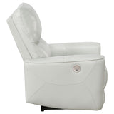  Coaster Furniture Greenfield 610263P Upholstered Power Recliner Chair - Dove Grey IMAGE 6