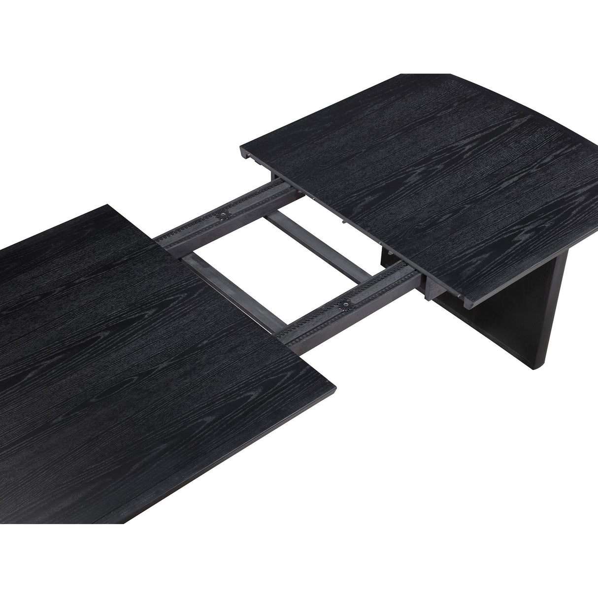  Coaster Furniture Brookmead 108231 100-inch Extension Leaf Dining Table - Black IMAGE 12