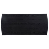  Coaster Furniture Brookmead 108231 100-inch Extension Leaf Dining Table - Black IMAGE 8