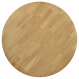  Coaster Furniture Elowen 108440 Round 42-inch Solid Wood Dining Table - Light Walnut IMAGE 4