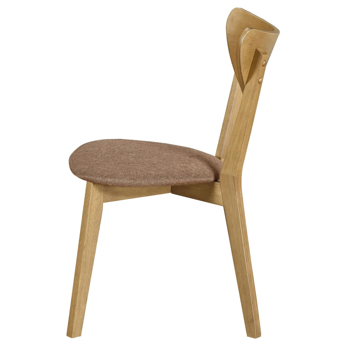  Coaster Furniture Elowen 108442 Wood Dining Side Chair - Light Walnut IMAGE 5