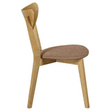  Coaster Furniture Elowen 108442 Wood Dining Side Chair - Light Walnut IMAGE 8