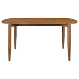  Coaster Furniture Dortch 108461 Oval 63-inch Solid Wood Dining Table - Walnut IMAGE 3