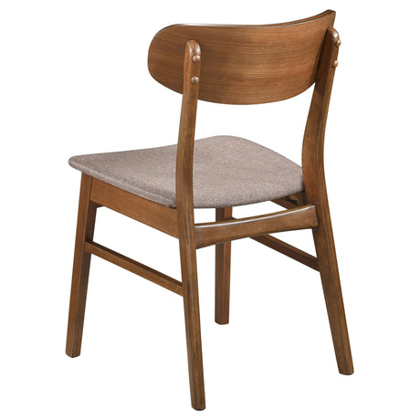  Coaster Furniture Dortch 108462 Dining Side Chair - Walnut and Brown IMAGE 6