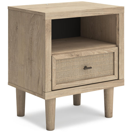  Signature Design by Ashley Cielden B1199-91 One Drawer Night Stand IMAGE 1